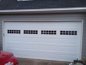 white garage door with small windows white garage door with small windows