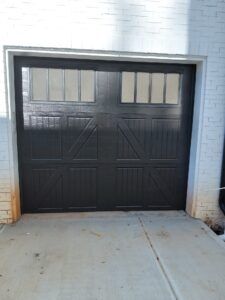 Black Classica garage door Black Classica garage door