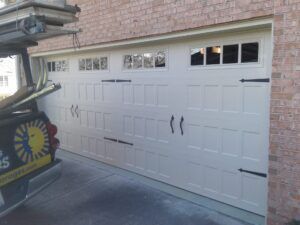 off white garage door off white garage door