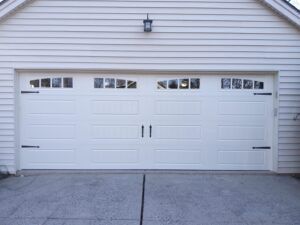 long white garage door with window long white garage door with window