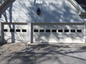 off white garage door off white garage door