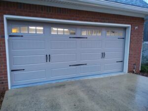 white garage door with window white garage door with window